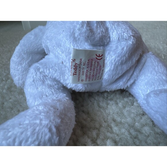 Ty Beanie Babies 2000 Holiday Teddy Christmas Bear Retired - Picture 9 of 9